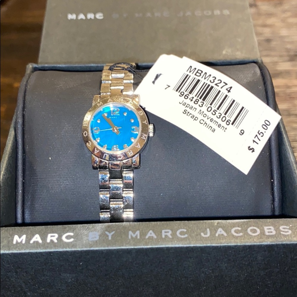 Marc by Marc Jacobs watch blue face
